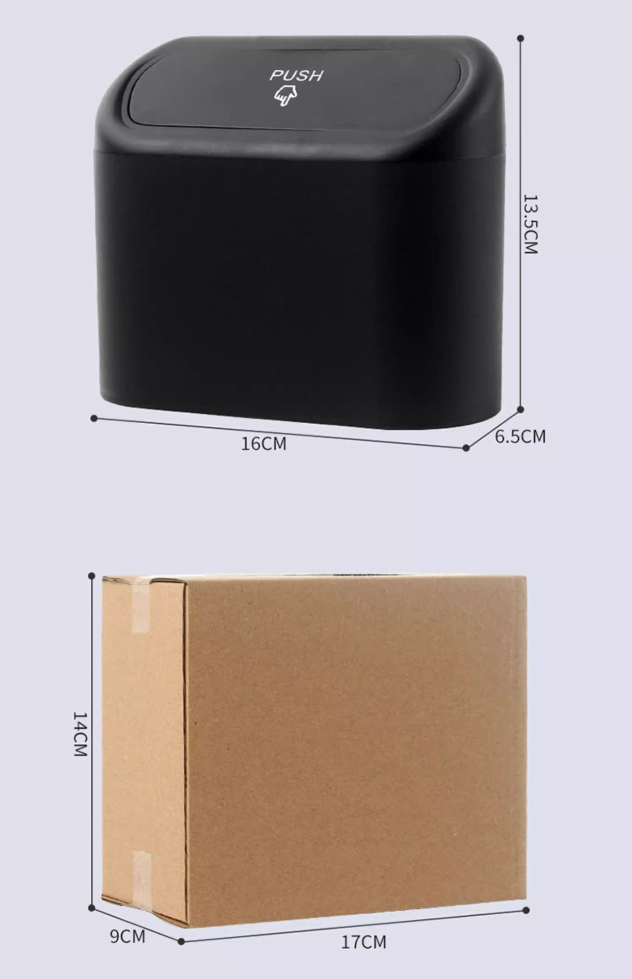 Hanging Car Garbage Bin