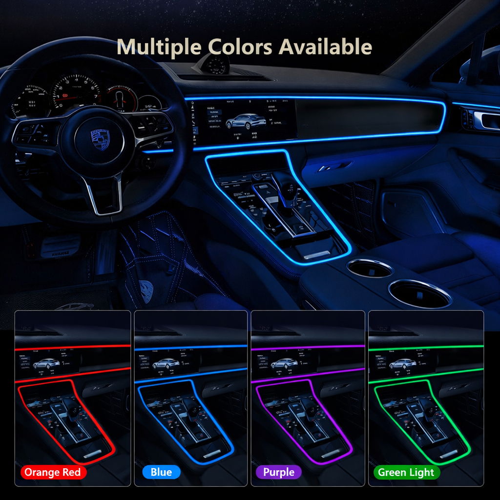 USB Car Interior LED Ambient Light Strip