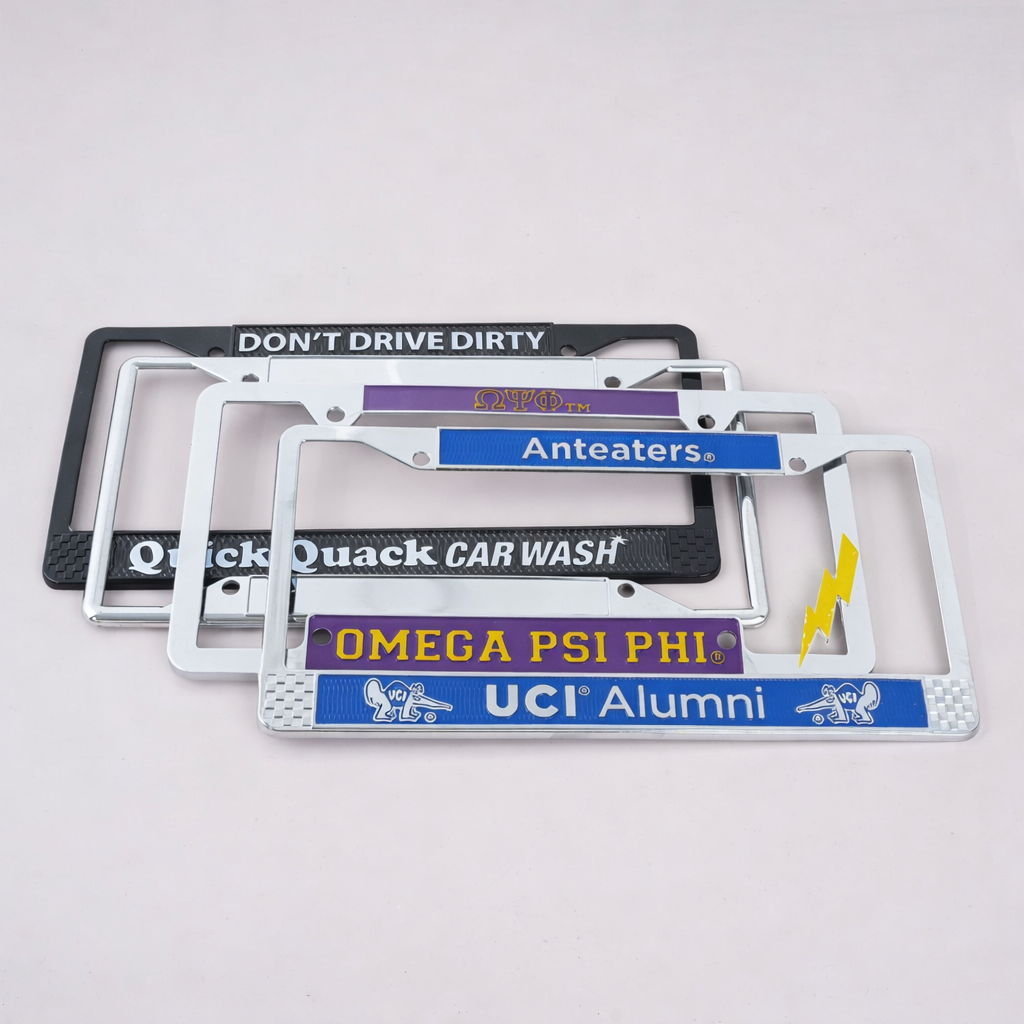 Decorative Car Plate Holder with Stylish Design